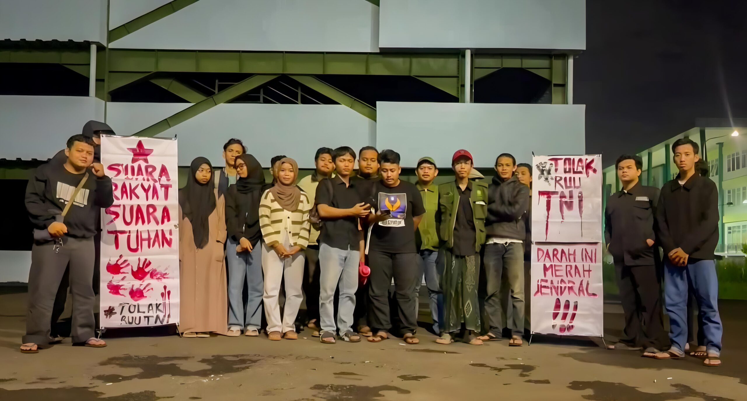 PC PMII SUKOHARJO MENYATAKAN SIKAP TEGAS: TOLAK REVISI UU TNI!