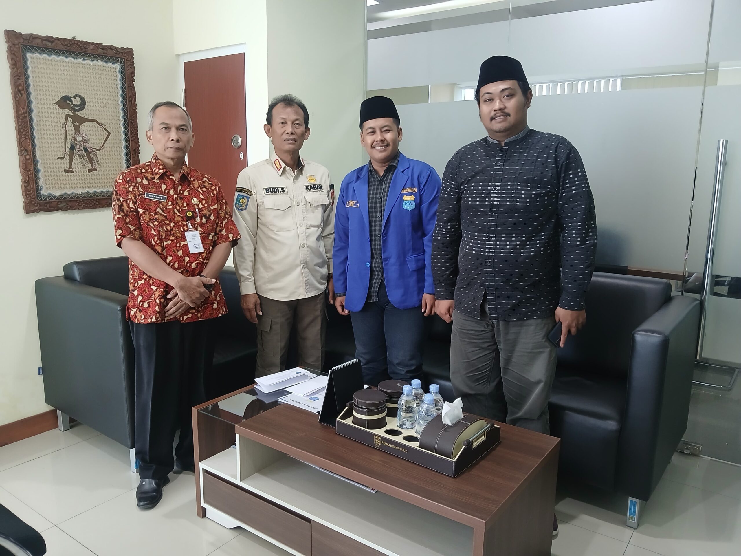 PC PMII Sukoharjo Kunjungi Bakesbangpol Sukoharjo